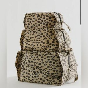 BAGGU 3D Zip Set - Honey Leopard - Discontinued